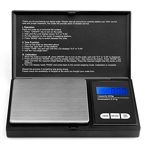 small-weighing-scales Defurhome 200x0.01g Portable Digital Scales, Digit