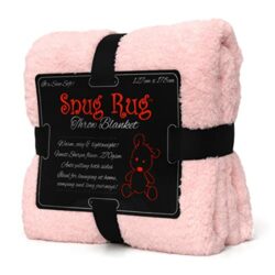 the-best-pink-blankets Snug Rug Pink Quartz Special Edition Blankets Luxury Sherpa Fleece 127 x 178cm (50" x 70") Sofa TV Throw Blanket - Pink Quartz