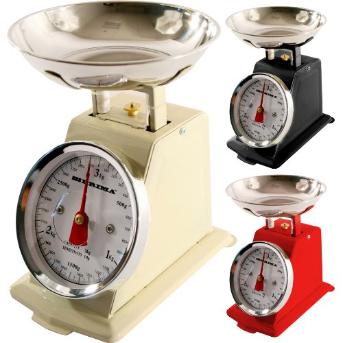 traditional-kitchen-scales New 3KG Traditional Weighing Kitchen Scale Bowl Re