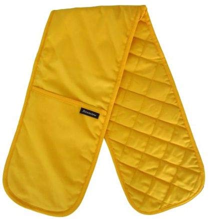 yellow-oven-gloves Plain and Simple Quilted Double Oven Glove 100% Co