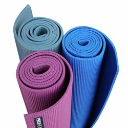the-best-gym-mats-for-home PROIRON Yoga Mat Exercise Mat with Free Travel Carry Bag for Home Gym Fitness 3.5mm thick in Blue