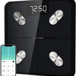 the-best-smart-bathroom-scales Etekcity Smart Bathroom Scales for Body Weight, Accurate to 0.05lb (0.02kg) Digital Weighing Scales with BMI and Body Fat, Zero - Current Mode & Baby Mode, Large LED Display, Batteries Included, 400lb