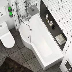 best-baths Abacus P-Shaped Shower Bath