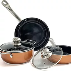 best-copper-pans Nuovva 3 Piece Copper Pots and Pans