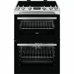 best-freestanding-induction-cookers Zanussi ZCI66250XA Double Electric Cooker Induction Hob