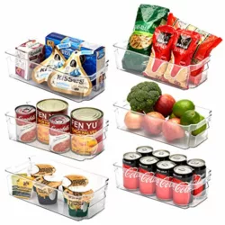 best-fridge-organisers EZOWare 6 Packs Fridge Storage Organiser