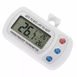 best-fridge-thermometers Fdit Digital Easy to Read LCD Display Fridge Thermometer