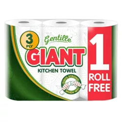 best-kitchen-rolls Gentille Giant Better Than 3-Ply Paper Towel