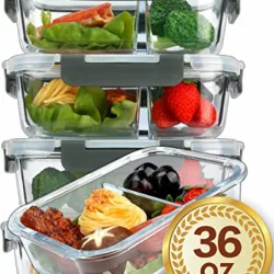 best-meal-prep-containers Mcirco Glass Meal Prep Containers