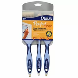 best-paint-brushes Dulux Perfect Finish Triple Brush Set