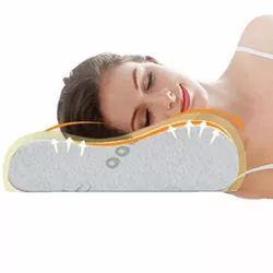 best-pillows-for-neck-pain Ecosafeter Contour Memory Foam Deep Sleep Neck Pillow
