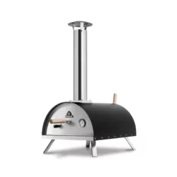 best-pizza-ovens Burnhard Nero Stainless Steel Outdoor Pizza Oven