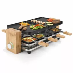 best-raclette-grill Princess Bamboo Raclette Grill