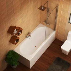 best-shower-bath-combinations Elena Bath + Bath Screen