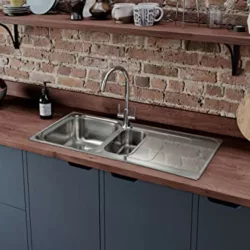 best-stainless-steel-sinks Rangemaster Houston Stainless Steel Kitchen Sink