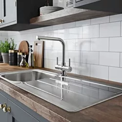 best-stainless-steel-sinks WORKTOP EXPRESS Rangemaster Stainless Steel Kitchen Sink
