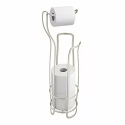best-toilet-roll-holders iDesign Freestanding Metal Toilet Roll Holder