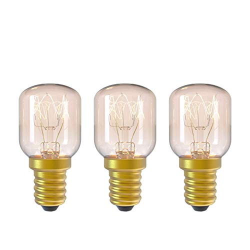 oven-light-bulbs DGE E14 15w Incandescent Bulb T25 2300K Small Scre
