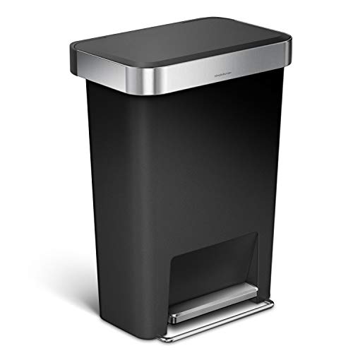 smart-bins simplehuman CW1385CB 45L Rectangular Kitchen Pedal