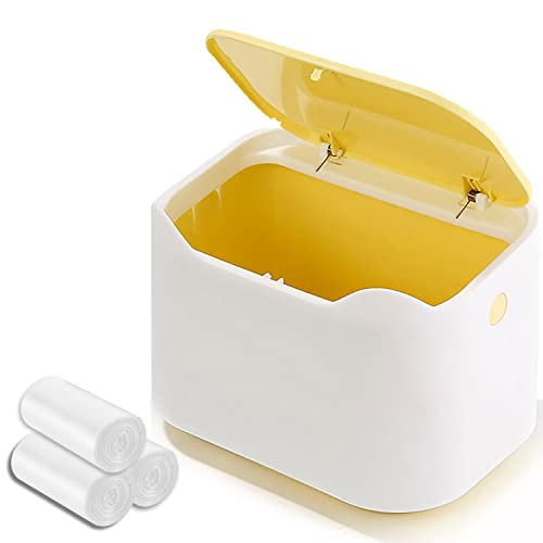 tea-bag-bins YAGGOOD Mini bin bathroom bin tea bag bin with lid