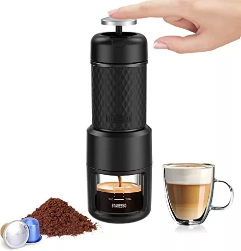 iced-coffee-machines STARESS Manual Coffee Maker Portable Espresso Mach