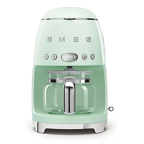 retro-coffee-machines Smeg DCF02PGUK Drip Coffee Machine, Auto-Start Mod