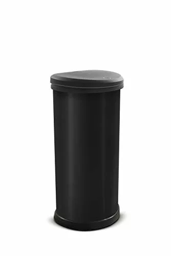 black-bins Curver Metal Effect 70% Recycled Kitchen One Touch