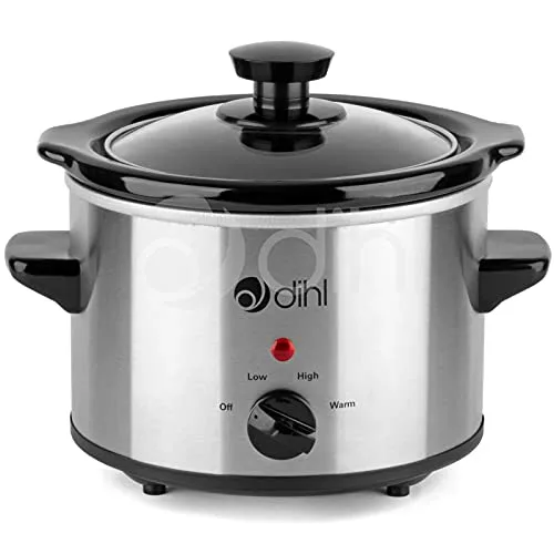 compact-slow-cookers Dihl Electric Slow Cooker 1.5 Litres, 3 Temperatur