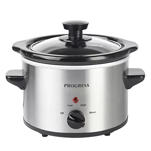 compact-slow-cookers Progress EK2621P Stainless Steel Slow Cooker With