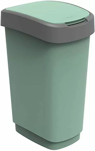 green-bins Rotho, Twist, Waste bin 50 l with lid, can be used