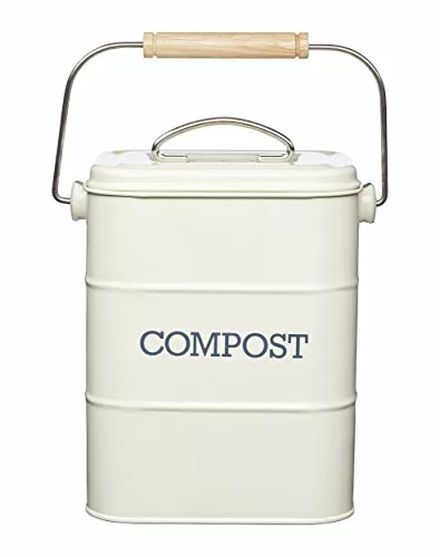 kitchen-compost-bins KitchenCraft Living Nostalgia Kitchen Compost Bin,