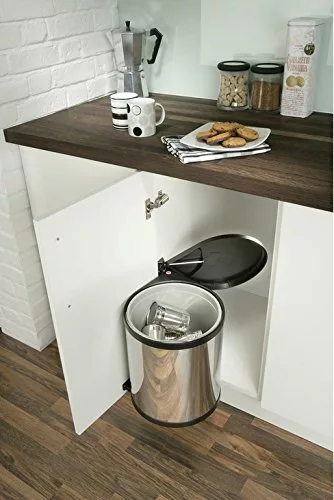 kitchen-cupboard-bins Britten & James Stainless Steel Cupboard Waste Bin