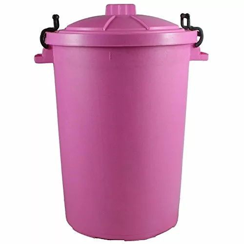 pink-bins Easy Shopping 85 Litre 85L Extra Large Colour Plas