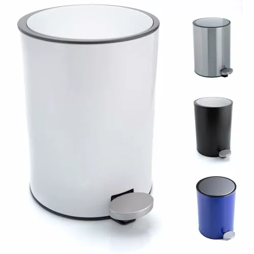 small-pedal-bins Bamodi | 3L Bathroom Bin – Toilet Bin With Lids