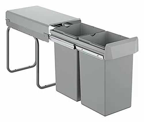 under-cupboard-bins GROHE Kitchen Waste System - 2 Bins (15L Each), Te