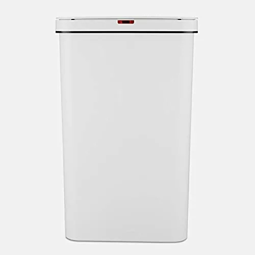 white-kitchen-bins Tower T838005W Sensor Bin with Retainer Ring, Batt