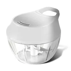best-onion-choppers delka Manual Food Chopper with Stainless Steel Blades Food Processor for Vegetables, Meat, Poultry, Onions, Nuts and lots more 500ml