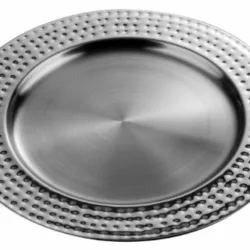 best-charger-plates Rammento Stainless Steel Charger Plates