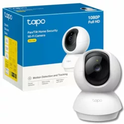 best-night-vision-security-cameras TP-Link Tapo Mini Smart Security Camera, Indoor CCTV, Works with Alexa&Google Home, No Hub Required, 3MP(2304 × 1296) High Definition, 2-Way Audio, Night Vision, SD Storage, Device Sharing(Tapo C110)