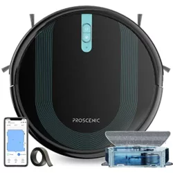 best-robotic-vacuums ZOOZEE Robot Vacuum Cleaner Z50, 3-1 Sweeping, Vacuuming & Mopping, 3000 Pa Suction, 290 mins Battery Life, Compatible with Siri, Alexa, WiFi Connect and Self-Recharging, Work on Carpet and Hard Floor