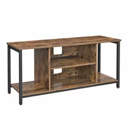 best-tv-stands Home Source Large Corona TV Stand Entertainment Unit Solid Pine 2 Door Television Cabinet