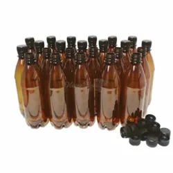 best-brewing-bottles casavetro 1000ml Glass Bottles with Swing Top Lids 6 Pcs Reusable Flip Top Airtight Preserve Bottles for Home Brewing Oil Vinegar Beer Water Soda Wine- MADE IN EU (6 x 1 Liter)
