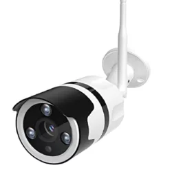 best-bullet-cameras NETVUE Security Camera Outdoor, CCTV Camera, Wi-Fi Camera with Smart Motion Detection, 2-Way Audio, 20m Night Vision, Compatible with Alexa, Push Alert/Remote Control on Phone App, IP66, White