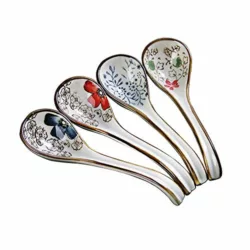 best-chinese-spoons Porlien Chinese Knot Chinese Soup Spoon Set