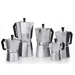 best-coffee-percolators Italian Espresso Maker 6 Cups Italian Stove Top Coffee Percolator Moka Pot 6 Cups / 300ml