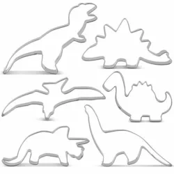 best-cookie-cutters KENIAO Dinosaur Cookie Cutters Set for Kids
