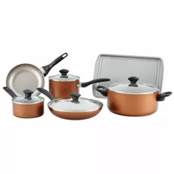 best-copper-pans Farberware 11 Piece Copper Pots and Pans