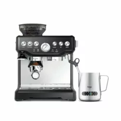 best-espresso-machines Salter EK3131 Espressimo Barista Style Coffee Maker with 240 ml Glass Carafe, Cappuccino & Espresso Machine, 5 Bar Pressure With Milk Frother Function For Lattes, Removable Drip Tray, 870W, Black
