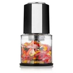 best-food-processors Russell Hobbs 24732 Desire Food Processor, 1.5 Litre Food Mixer with 5 Chopping, Slicing and Dough Attachments, Matte Black, 600 W