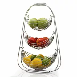 best-fruit-racks KitchenCraft Industrial Kitchen Tiered Fruit Rack